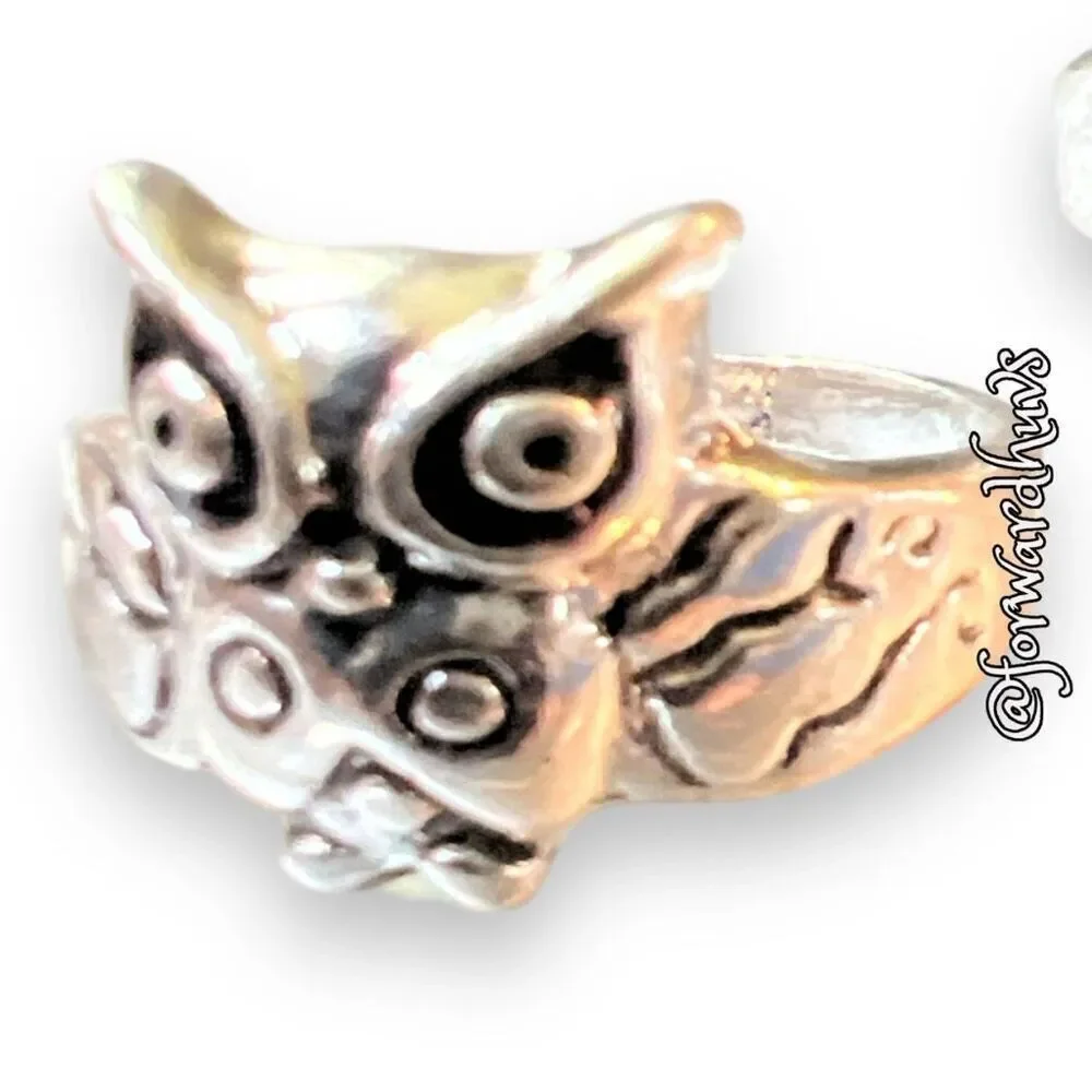 Bundle Sale 3 for $15 | (4) Silver Tone Animal Rings  | Various Sizes
